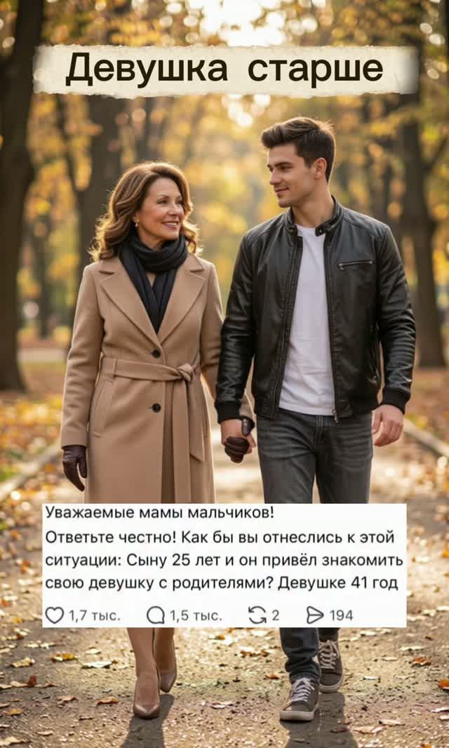 Девушка старше