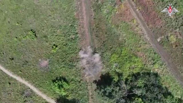 Кадры боевой работы подразделений ГрВ «Центр» в ходе освобождения н.п. Матяшево