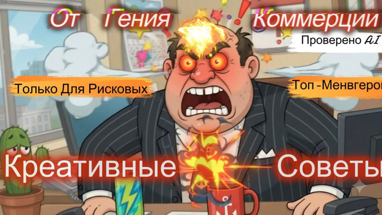 Топ -10 КреативныхБизнес-Советов от Гения Коммерции  Только для РисковыхТоп-Менагеров 