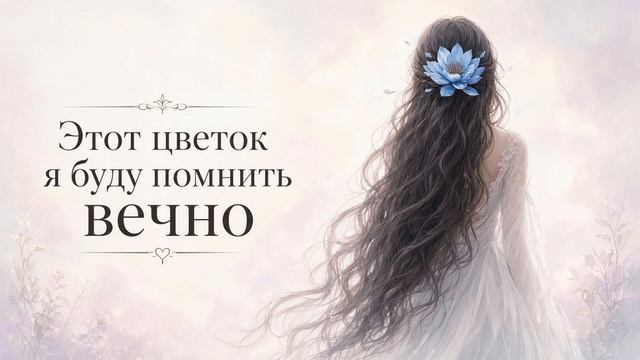 Голубой цветок в твоих волосах