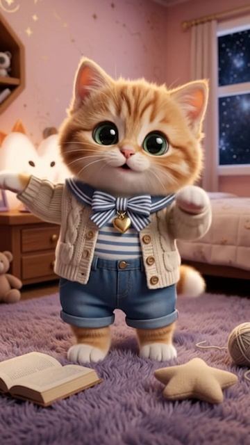 МИЛЫЙ КОТИК ТАНЦУЕТ !