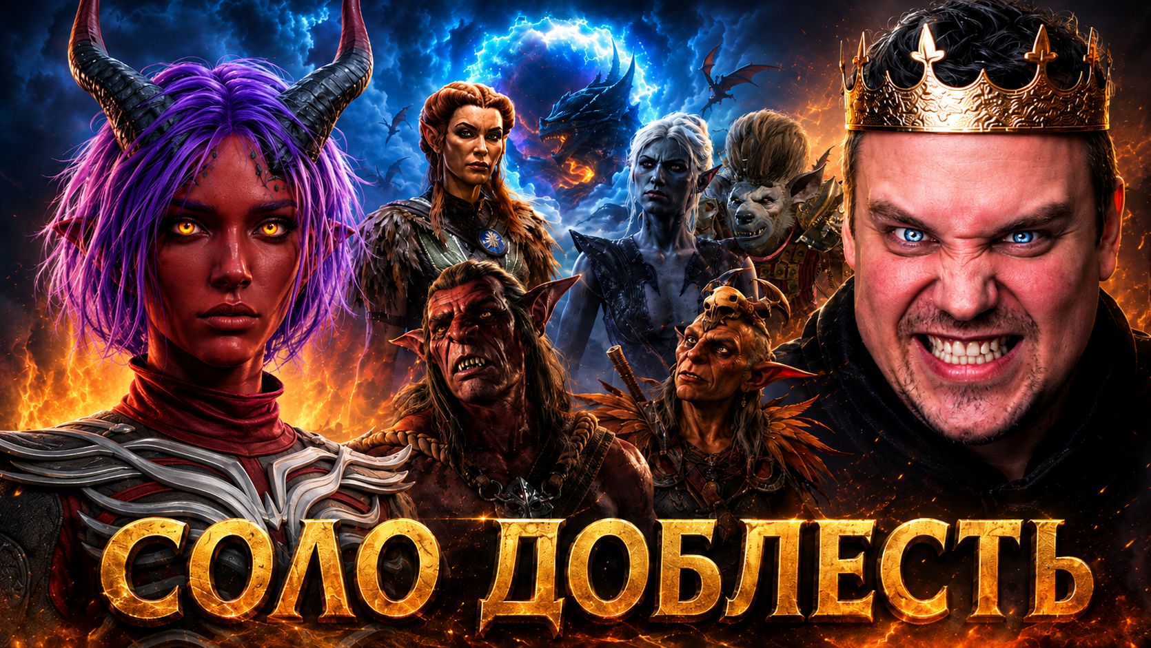 Супер идеальный ран! - СОЛО доблесть - попытка №21 - Тифлинг Песни (Темный Соблазн) Baldurs Gate 3