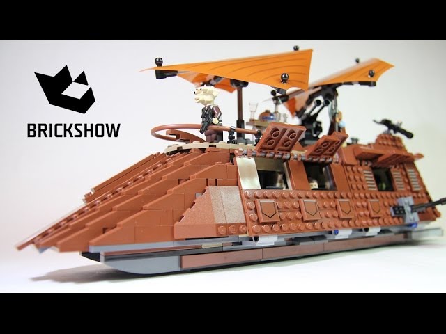 Сборка и обзор Lego Star Wars 75020: Парусная баржа Джабги