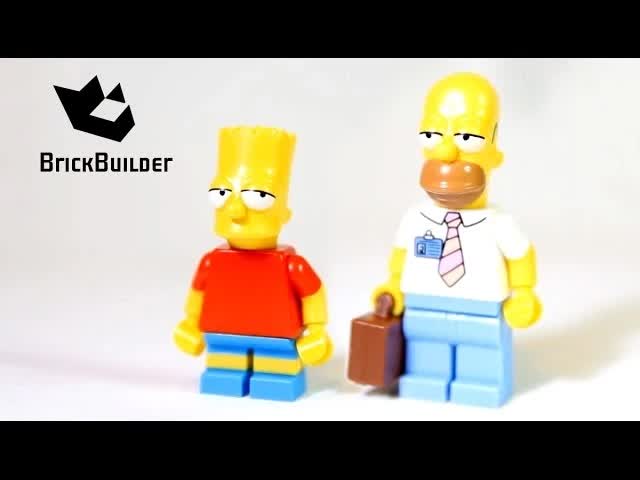 Обзор минифигурок LEGO Симпсоны