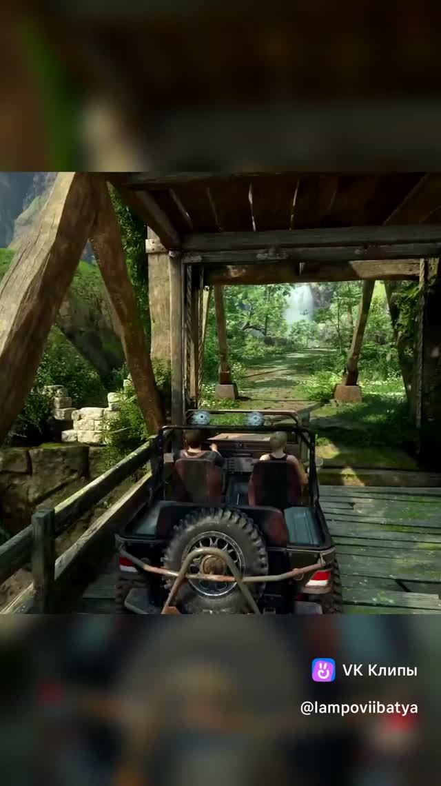 Uncharted 4: Путь вора - Прогулка на джипе)