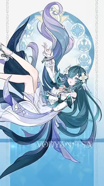 Vodyanitsa: Lingering Siren-Song #GenshinImpact #Vodyanitsa #GenshinSnezhnaya