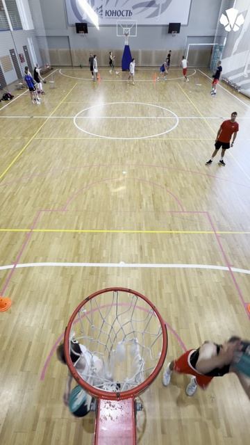 Необычный взгляд на тренировку синергия баскетбол спорт Sport basketball