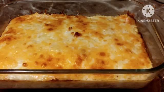 Рецепт на обед из картофеля и фарша Сочная нежная запеканка в духовке просто и быстро