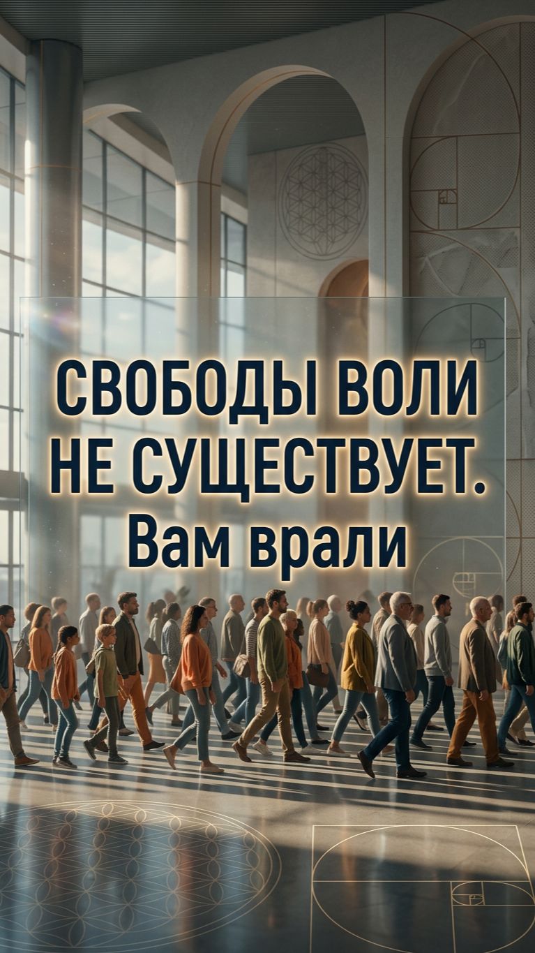 Свободы воли не существует. Вам врали.
