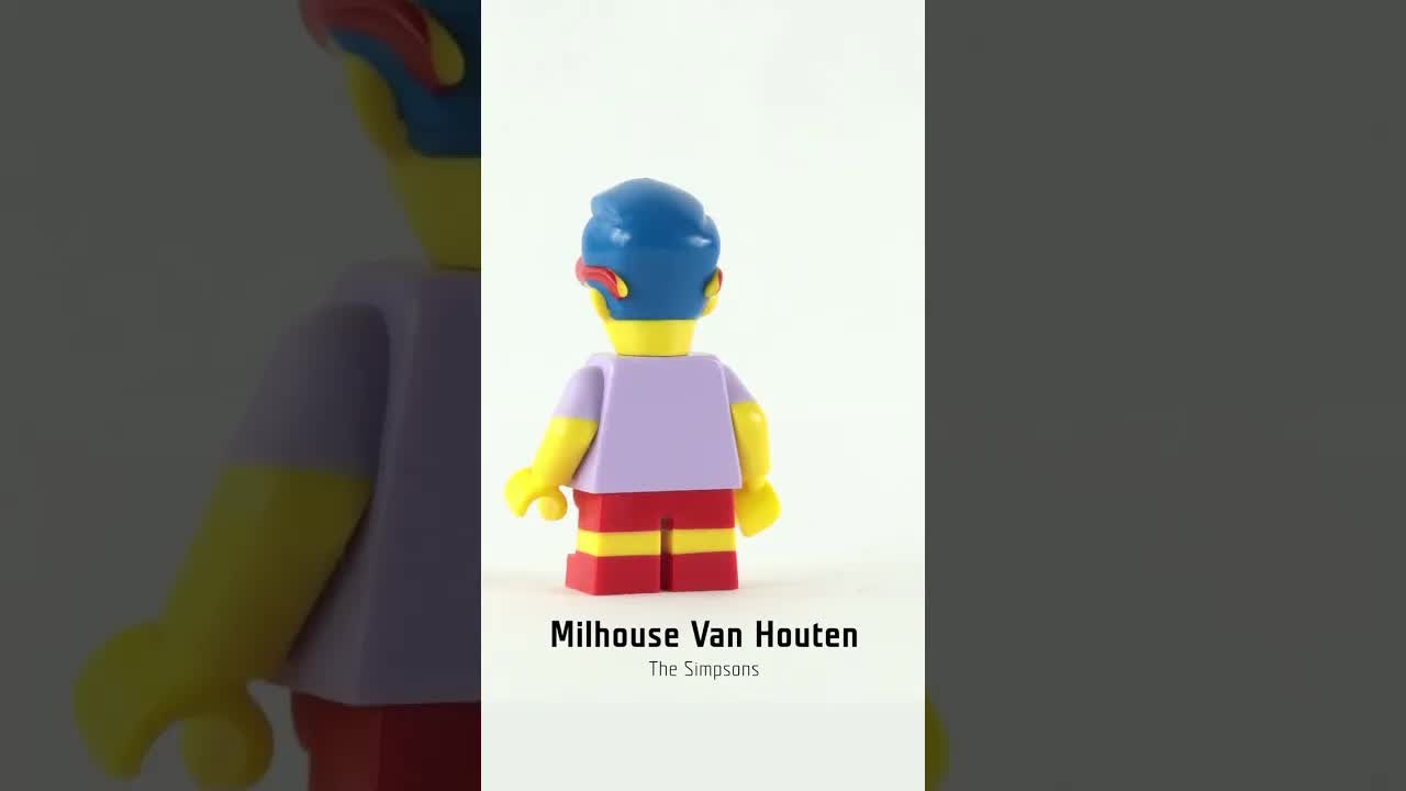 LEGO: Минифигурка Милхауса Ван Хутена из серии Симпсоны