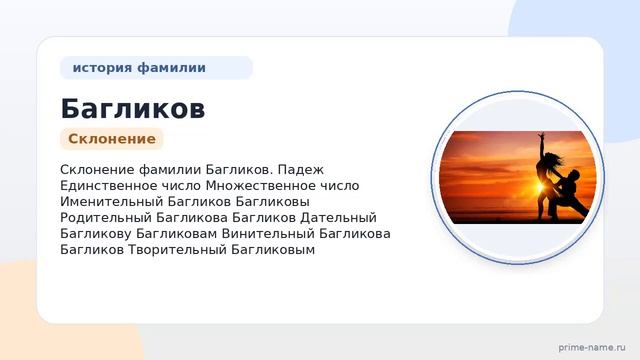 Исследуем происхождение и значение фамилии Багликов: история и склонение