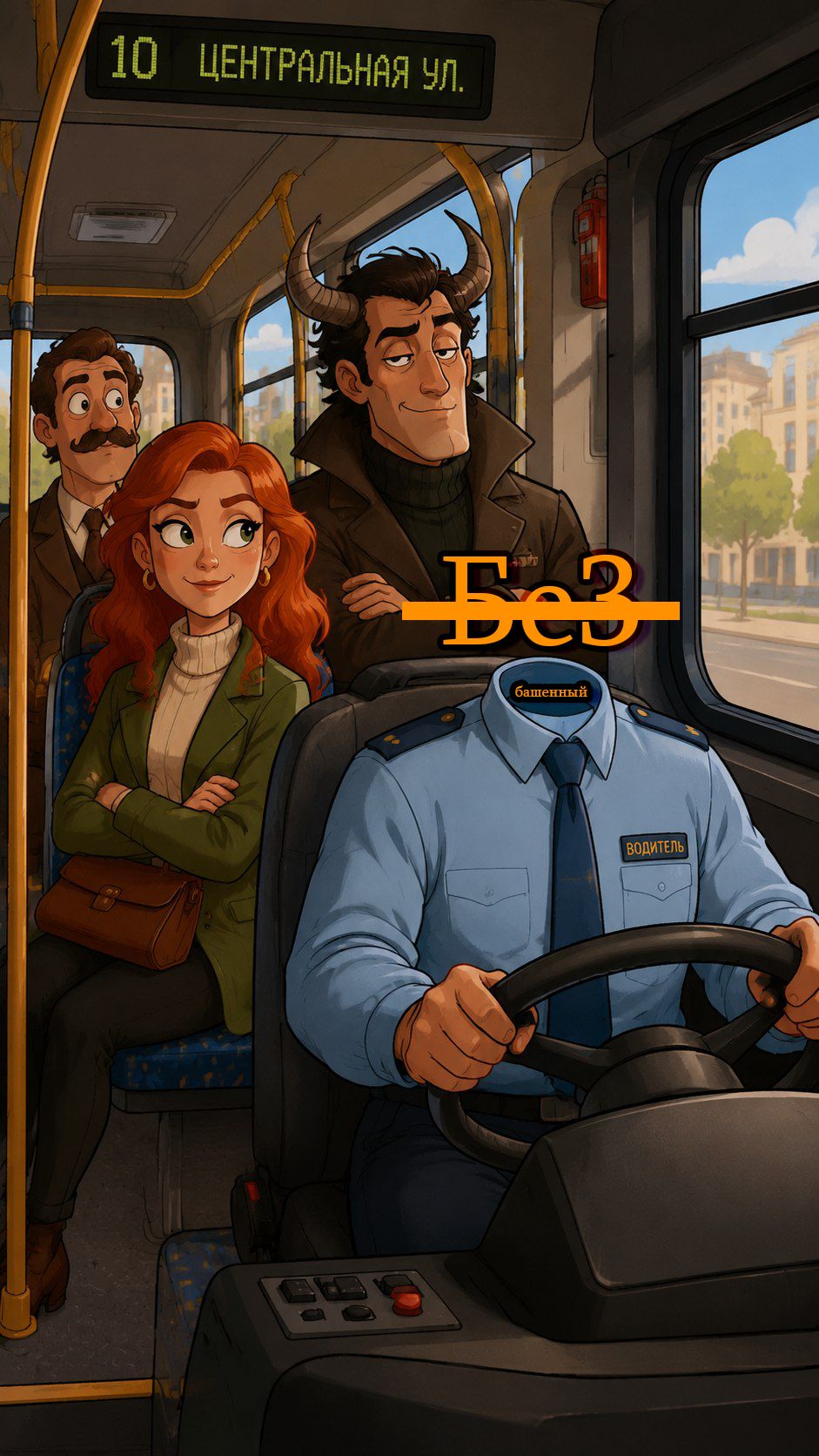 НЕЙРОСЛОПИЯ: БЕЗБАШЕННЫЙ ВОДИТЕЛЬ e3tai итай shorts нейросети нейрослоп нейрослопия