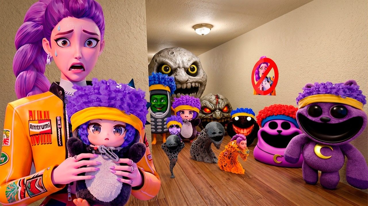 Руми и Гугу Гага Пингвин причиняет боль D Billions Om Nom ANGRY MOON Tornado Pou Catnap в Garrys Mo