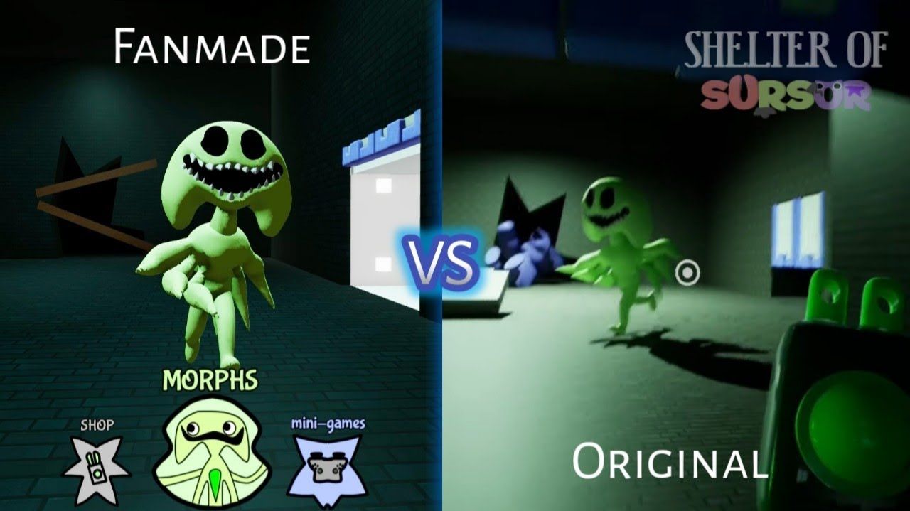 Shelter Of Sursur Chases FANMADE VS ORIGINAL Глава 123  Приют Сурсур РП