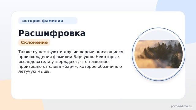 Расшифровка таинственной фамилии Барчуков: происхождение история и правильное склонение.