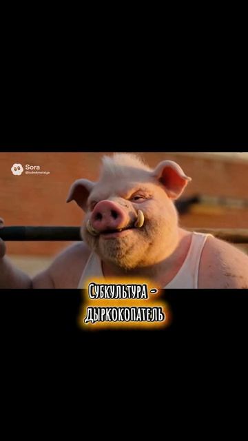 Субкультура - Дыркокопатель мыски хряк дыркокопатель свиньяслопатой лето дети эмо готты