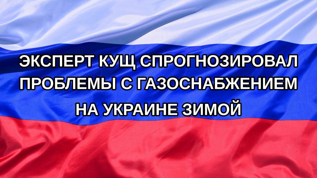 Н. РФ Эксперт Кущ спрогнозировал проблемы с газоснабжением на Украине зимой