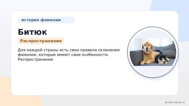 Фамилия Битюк: происхождение, значение и склонение