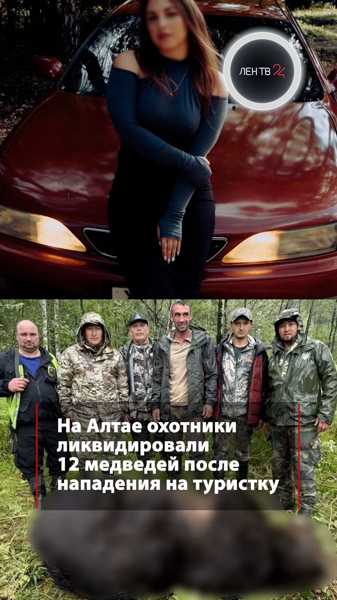 12 медведей ликвидированы на Алтае после нападения на туристку