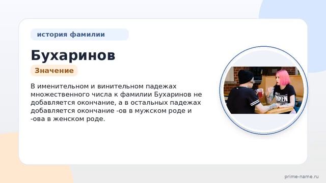 Познайте историю и значение фамилии Бухаринов узнайте о ее происхождении и правильном склонении