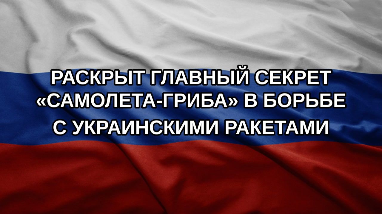 Раскрыт главный секрет самолета-гриба в борьбе с украинскими ракетами