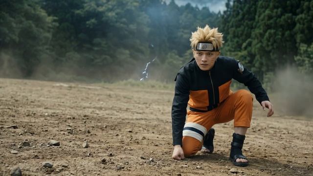DISTANCE - NARUTO SHIPPUDEN OPENING AI LIVE ACTION 1