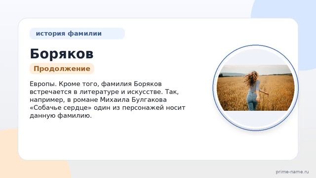 Фамилия Боряков: происхождение значение и склонение