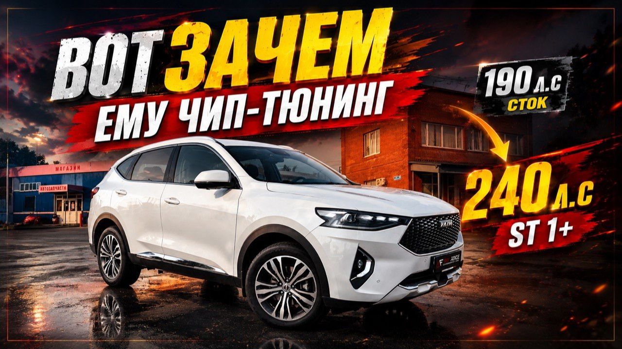 Haval F7 ПОКАЗАТЕЛИ ПОСЛЕ чип тюнинга и ЗАМЕРЫ 