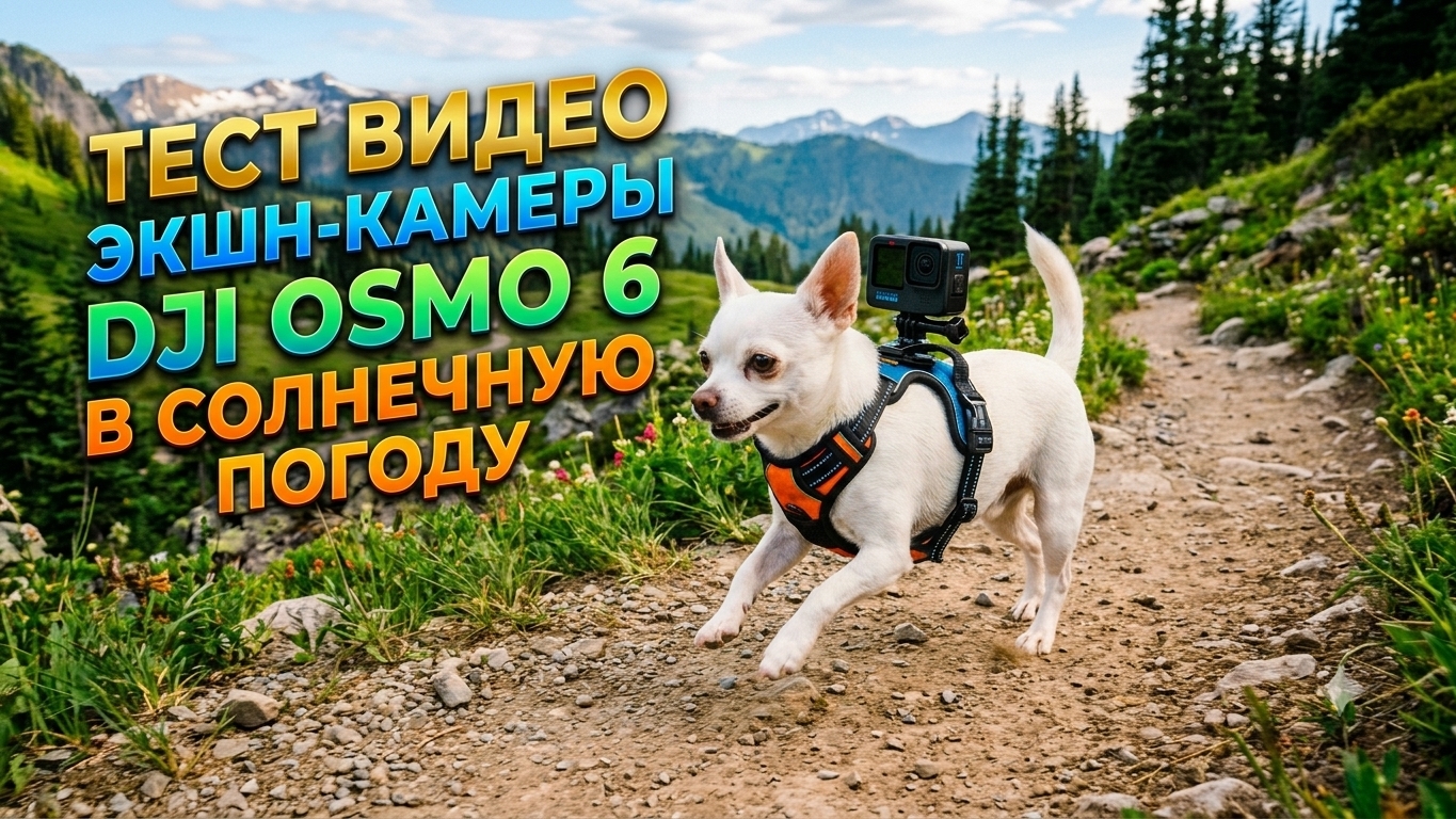 dji osmo 6 тест видео 4K дневной
