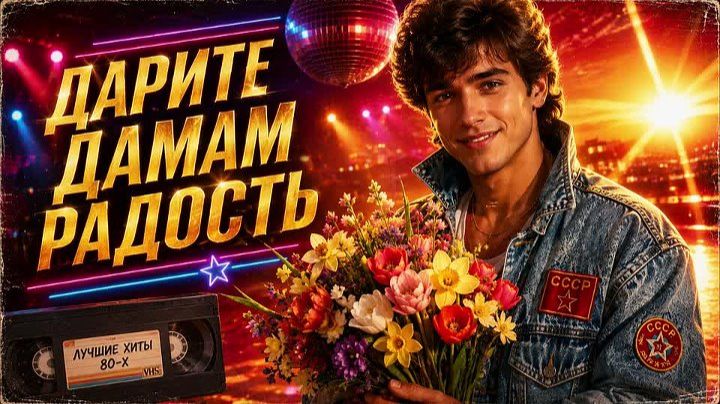Дарите дамам радость Ретро Диско 80-х