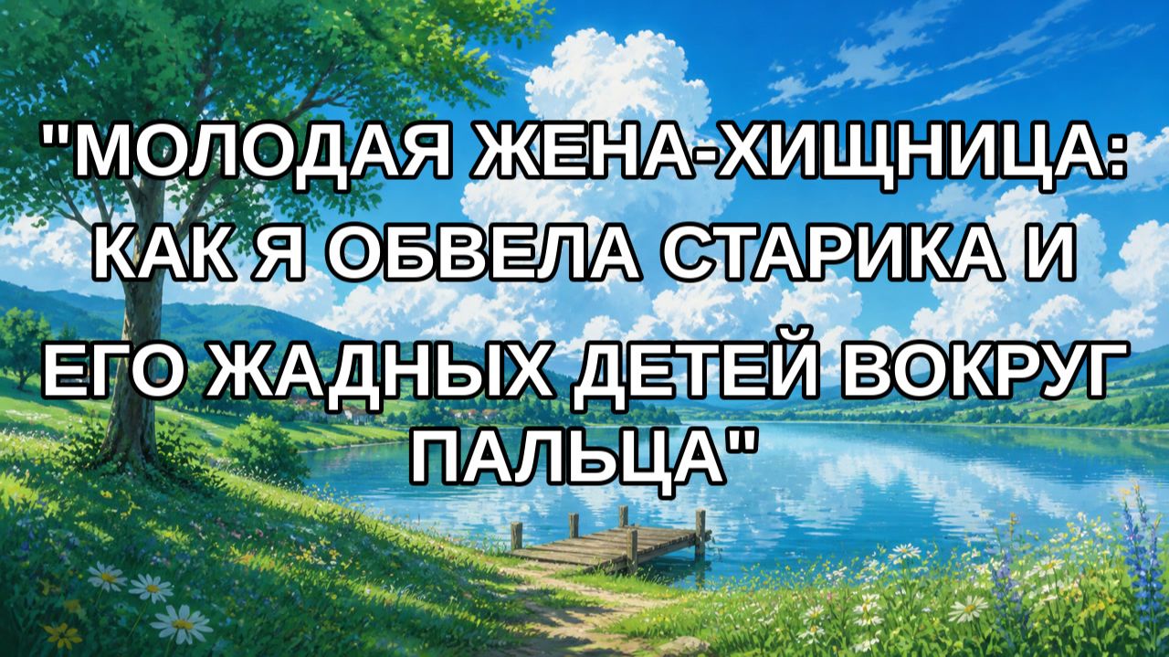 МОЛОДАЯ ЖЕНА-ХИЩНИЦА: КАК Я ОБВЕЛА СТАРИКА И ЕГО ЖАДНЫХ ДЕТЕЙ ВОКРУГ ПАЛЬЦА
