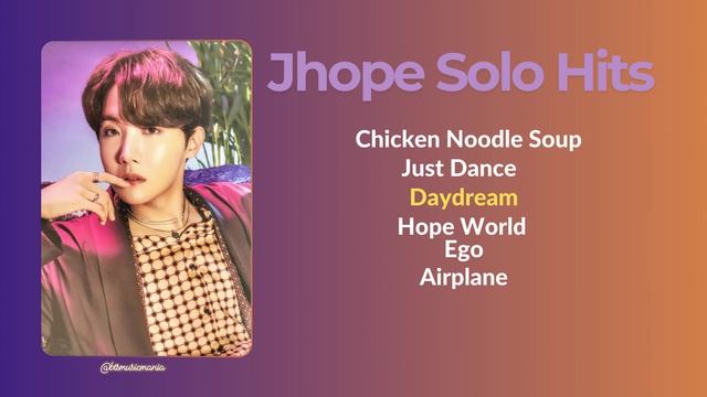 Playlist Jung Hoseok _ BTS Jhope Solo Playlist _ Chill Study Relax_1080p