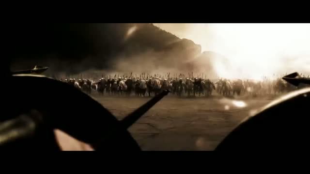 Спартанцы против персов - первый бой у Фермопил - 300 спартанцев 2006