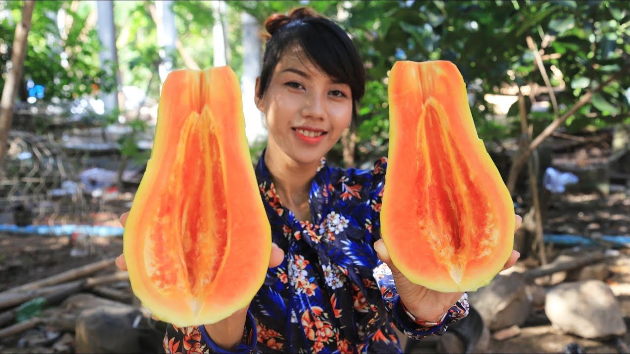 Вкусный рецепт салата из папайи - Кулинарные навыки