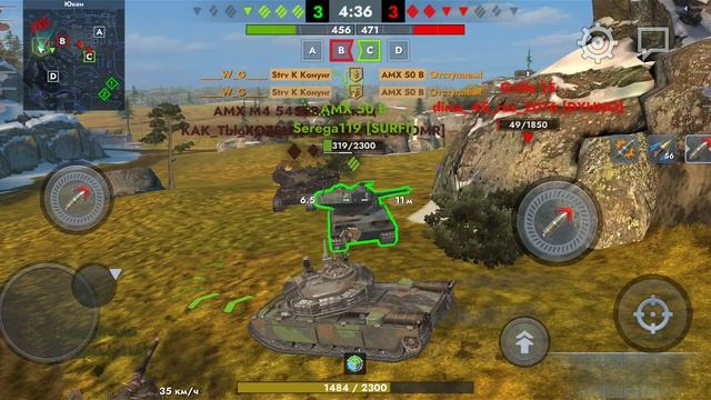 4500 урона и первая степень на Strv K Конунг