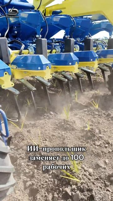 ИИ-пропольщик NEWMAN в работе. Автоматическое удаление сорняков