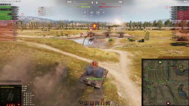 Fermani wot Объект 140  Толпа врагов впереди нулевые в кустах  советский решил всё сам в WoT