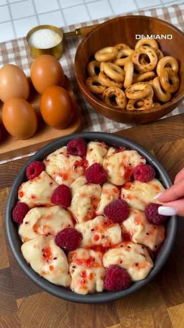 Ленивые булочки с вареньем 🥐🍓