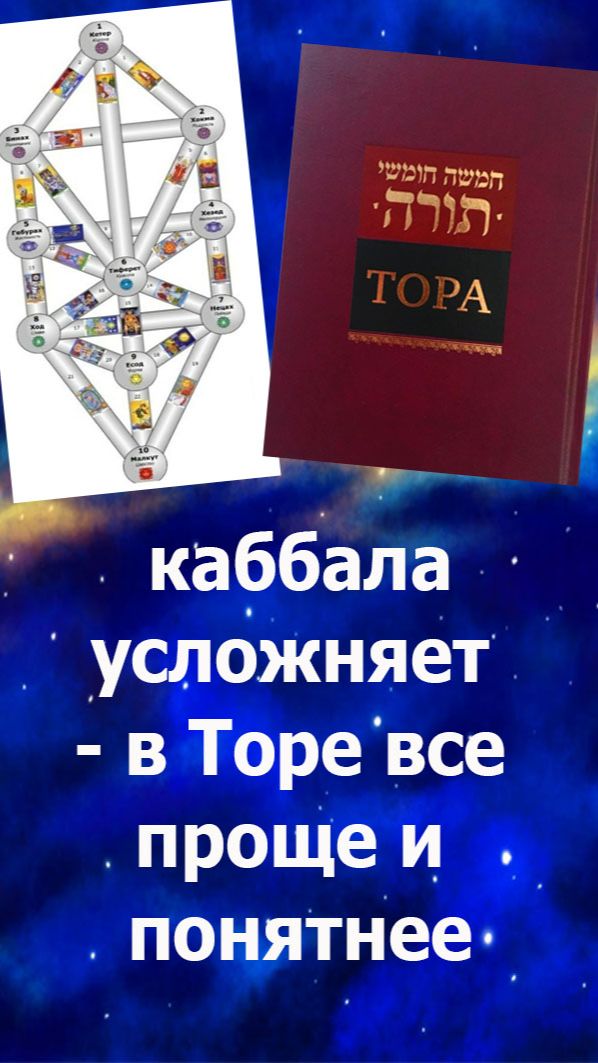 Тенденция каббалы - усложнять: в Священном писании все проще и понятнее эзотерикабог