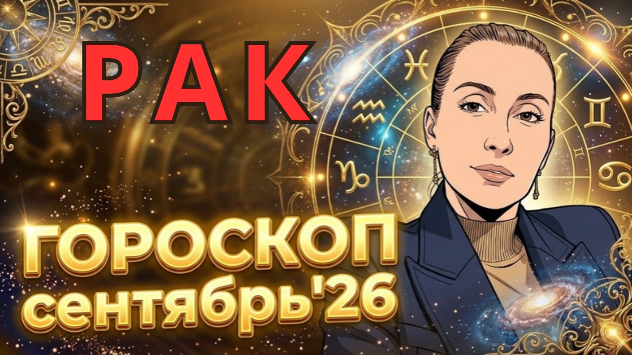 РАК - гороскоп на сентябрь 2026 от Наталии Эллиф