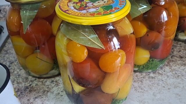 РЕЦЕПТ МАРИНОВАННЫХ ПОМИДОР