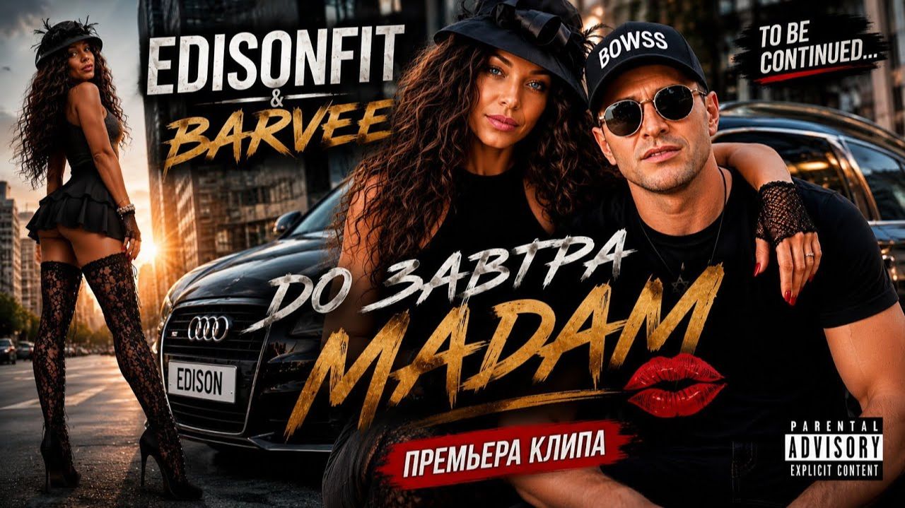 ДО ЗАВТРА МАДАМ   EDISONFIT  BARVEE