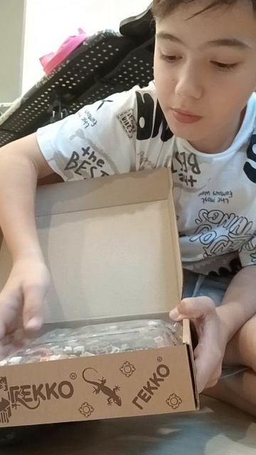распаковка lego