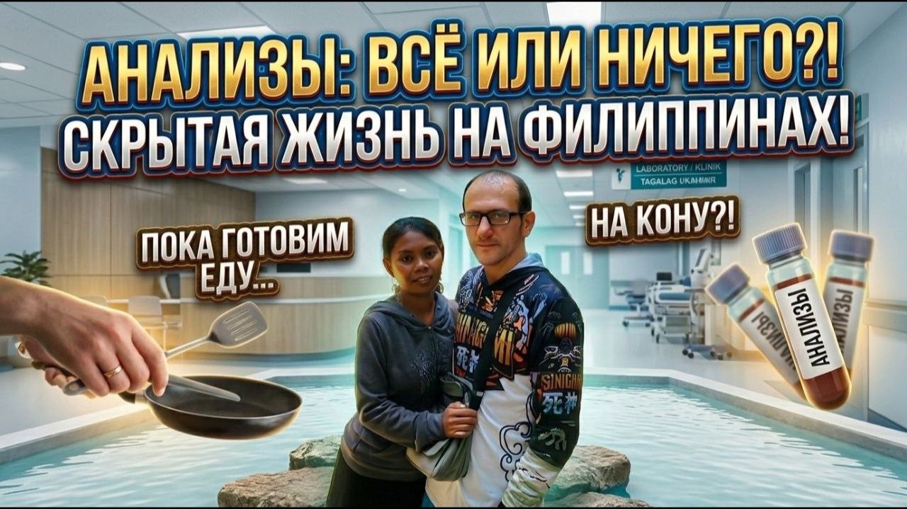 ИСХОД РУССКИХ МУЖИКОВ В ДЖУНГЛИ. Срочно в клинику! Сдали анализы для беременных и узнали правду