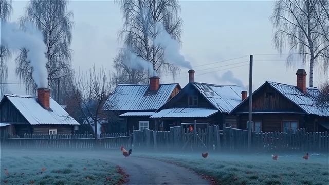 На сеновале.