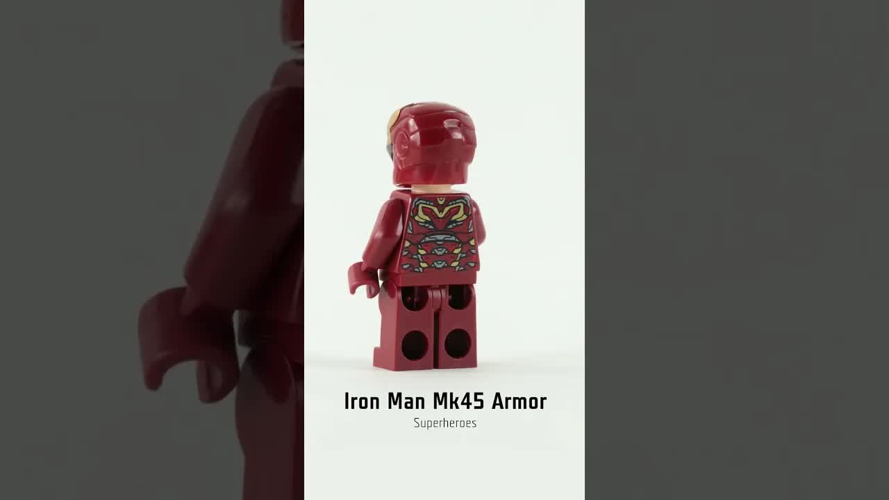 LEGO Супергерои - Минифигурка Броня Железного Человека Mk 45