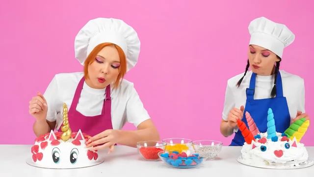 Я против Бабушки Кулинарный Челлендж Укрась Торт