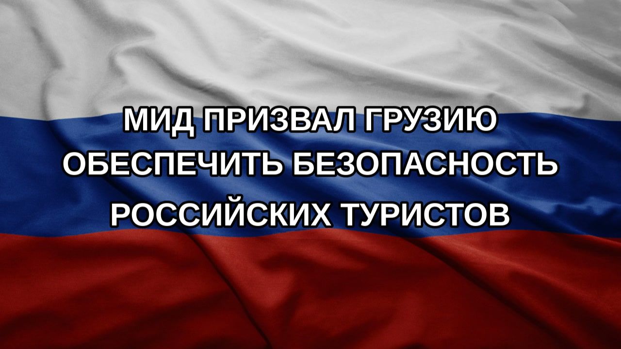 МИД призвал Грузию обеспечить безопасность российских туристов