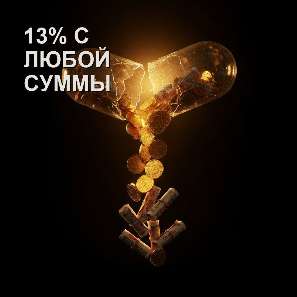 13 с любой суммы  это не миф?