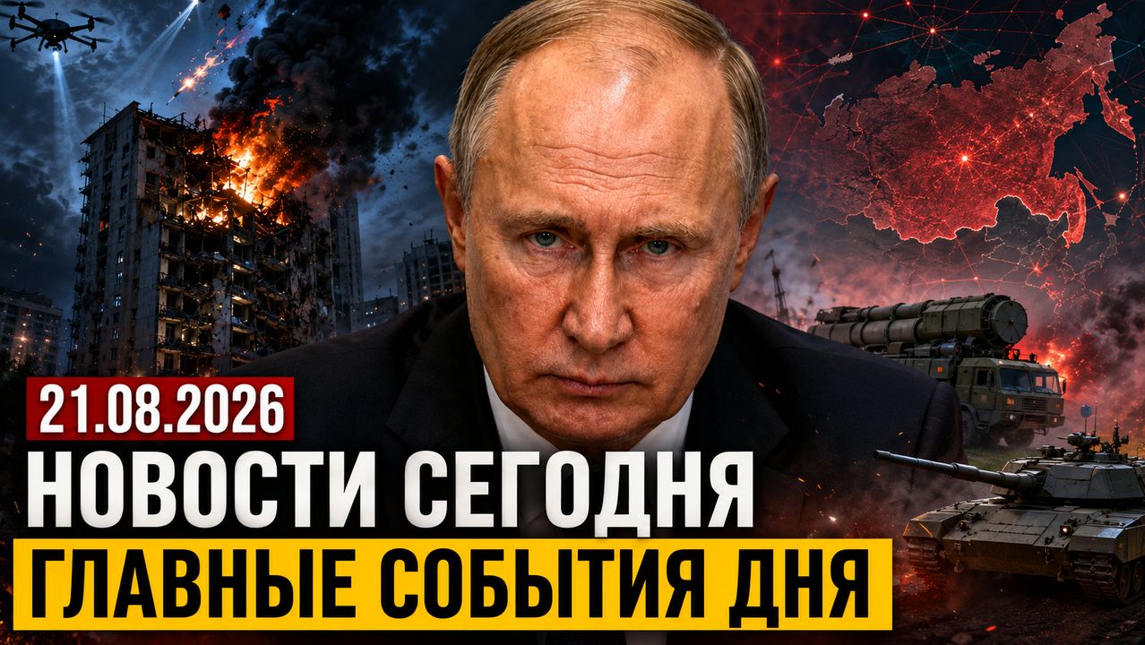 Новости сегодня 21.08.2026 - Главные События Дня. Рен тв